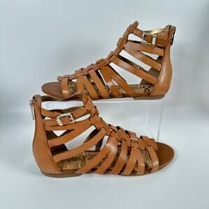 Sam Edelman Kendra Thong Gladiator Sandal in Tan Size 7M Like New